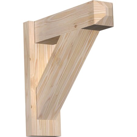 Ekena Millwork Traditional Smooth Craftsman Outlooker, Douglas Fir, 5 1/2"W x 18"D x 18"H OUT06X18X18TRA04SDF
